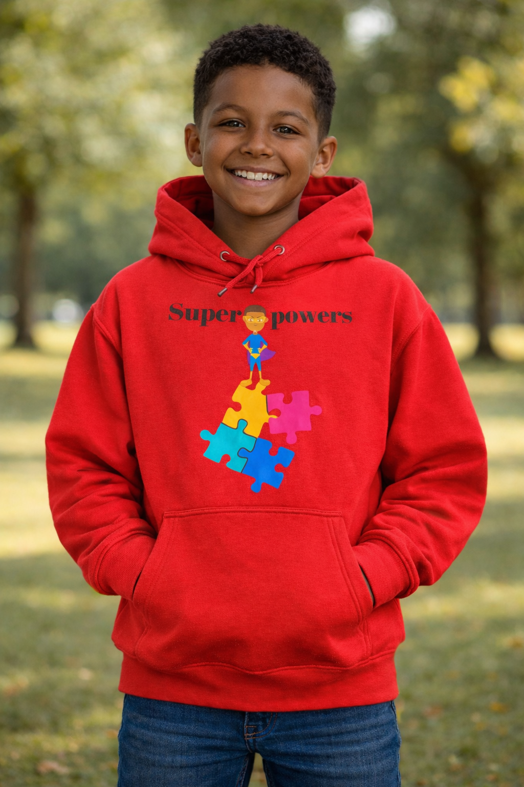 New Collection Super Power Hoodie