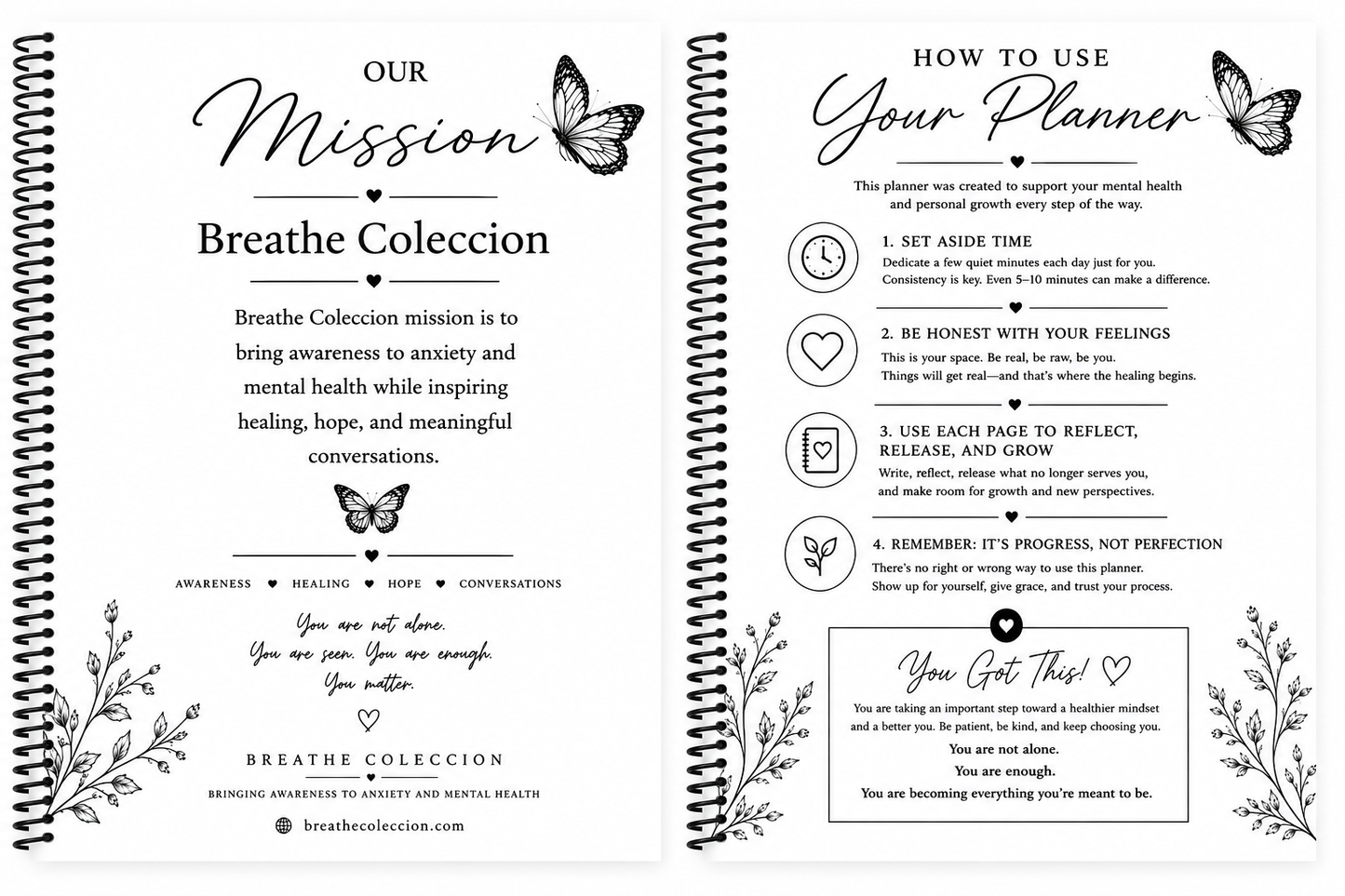 Mental Health Awareness Planners